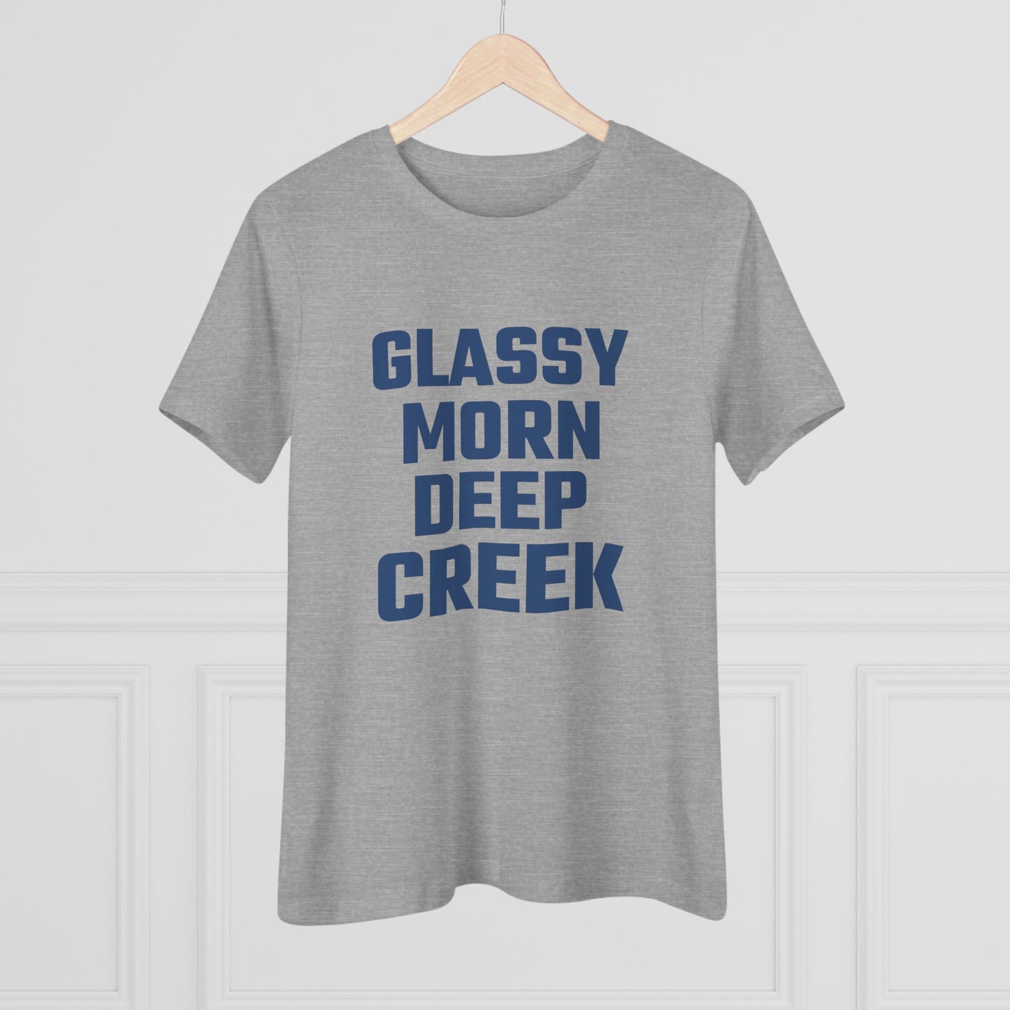 Womens Relaxed T-Shirt | Glassy Morn Deep Creek