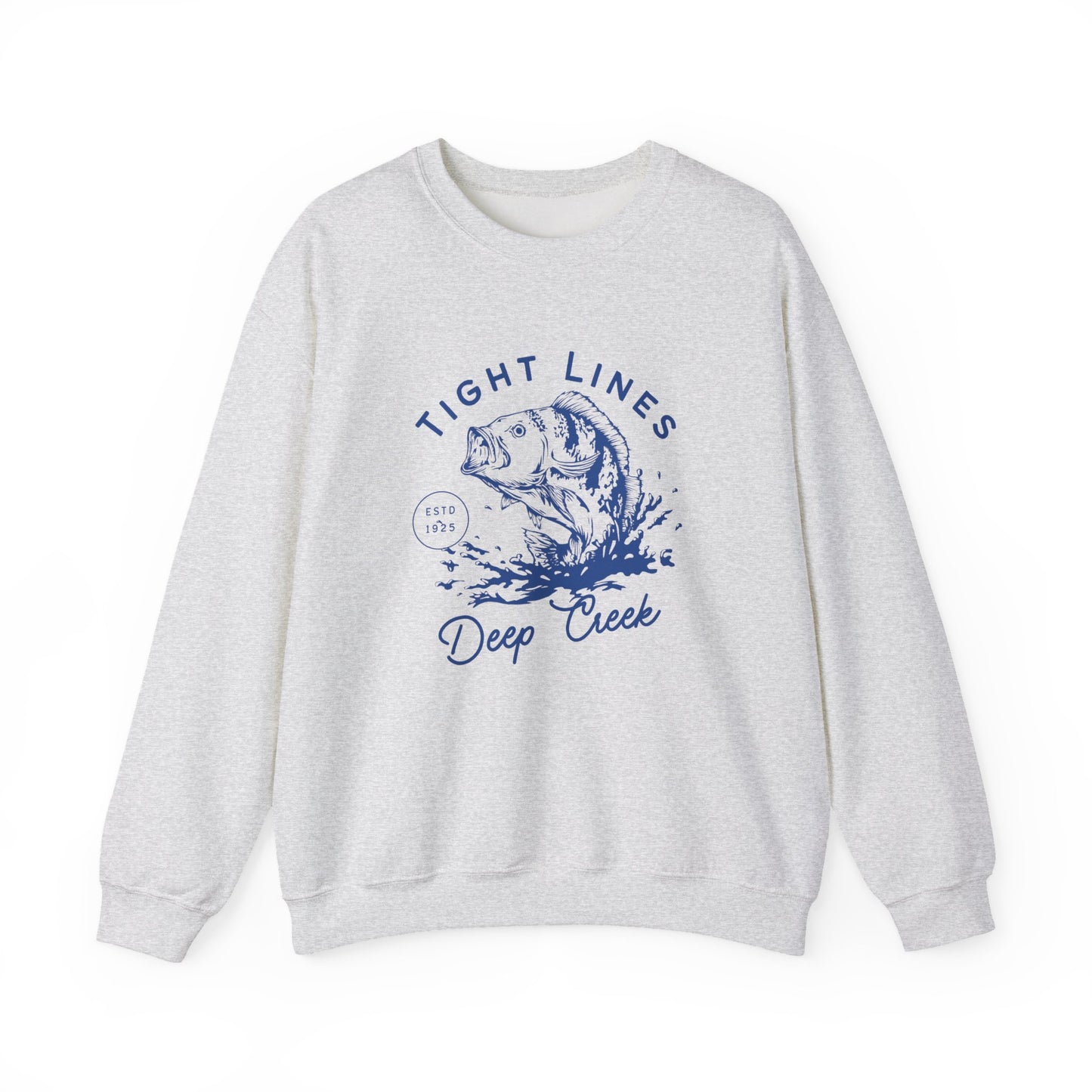 Unisex Crewneck Sweatshirt | "Tight Lines Deep Creek"