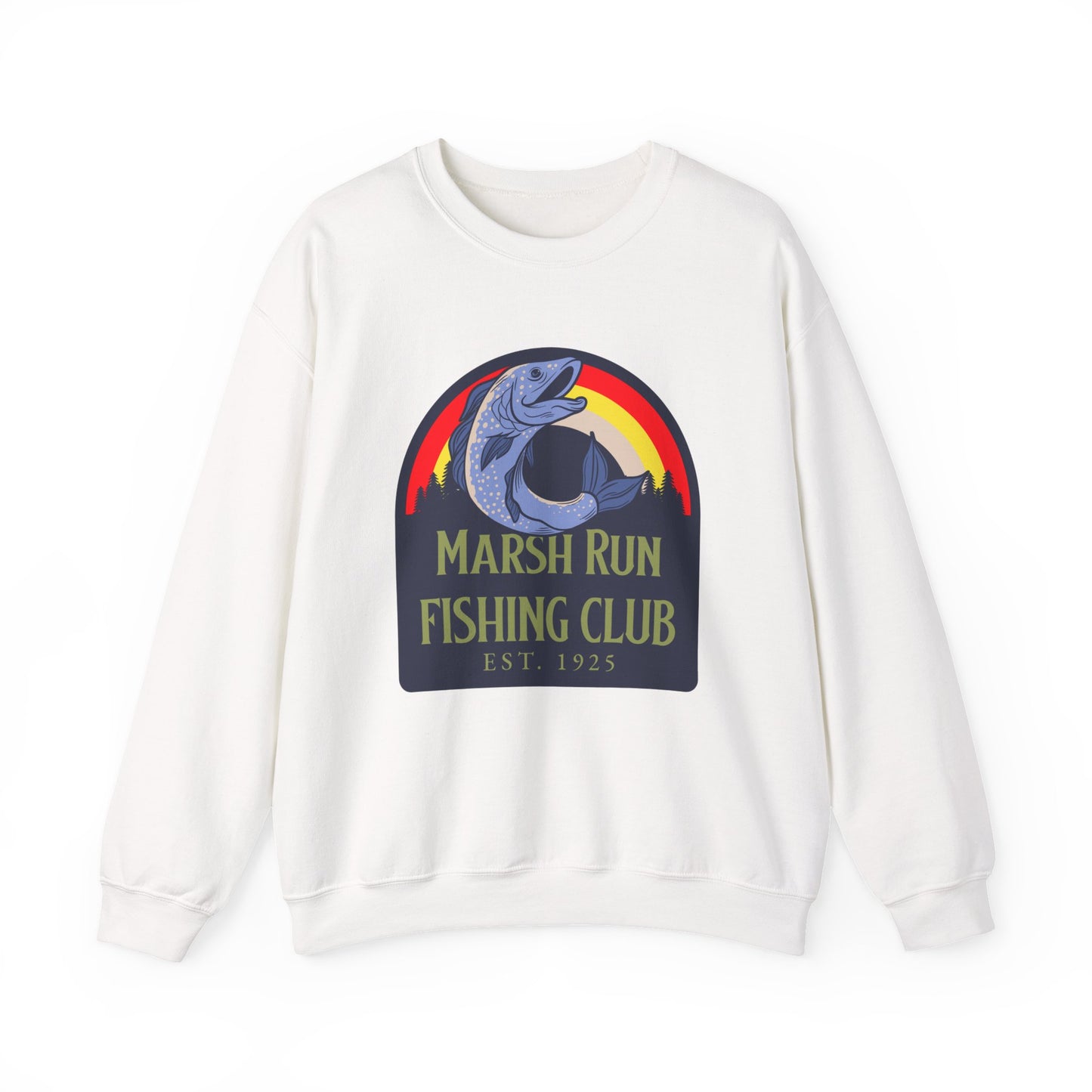 Marsh Run Fishing Club | Unisex Crewneck Sweatshirt