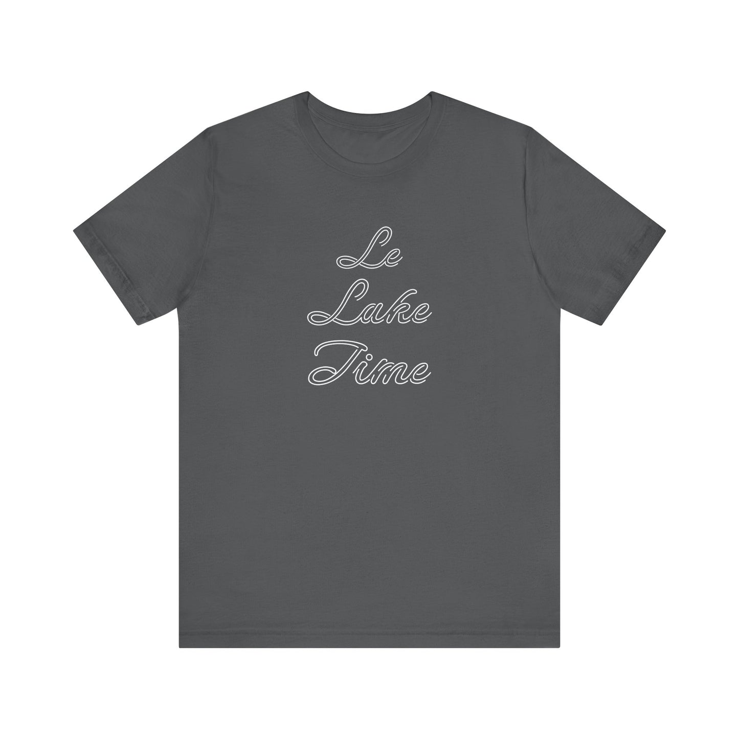 Unisex Classic Jersey Tee | 'Le Lake Time'