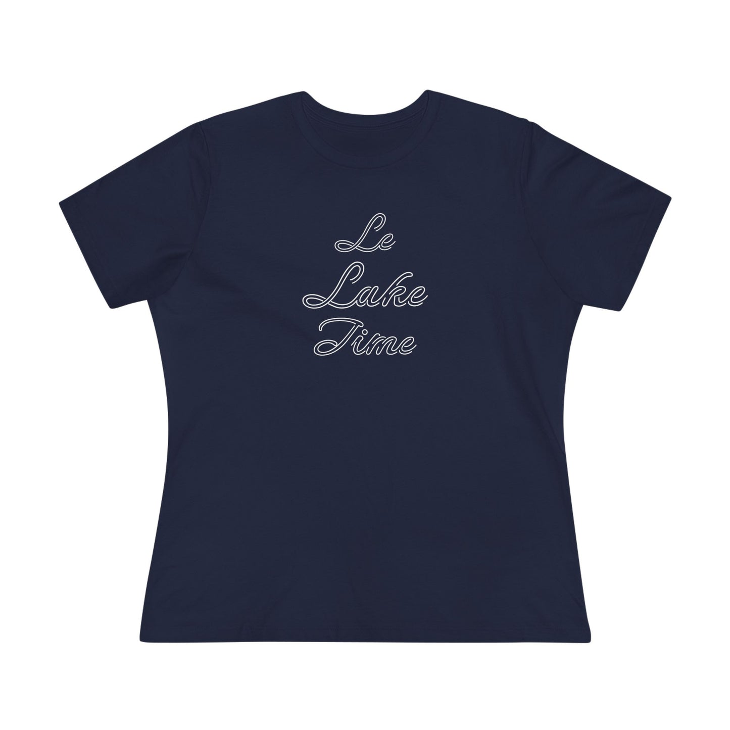 Womens Relaxed T-Shirt | 'Le Lake Time'
