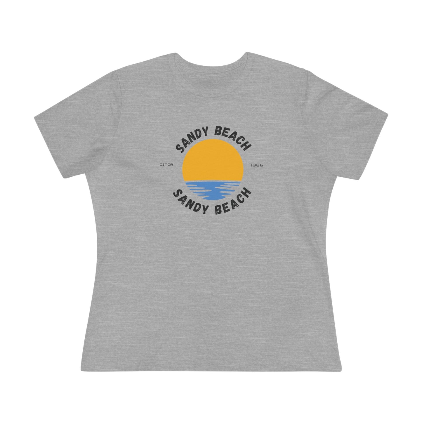 Sandy Beach Circa 1986 - Relaxed Women's T-Shirt