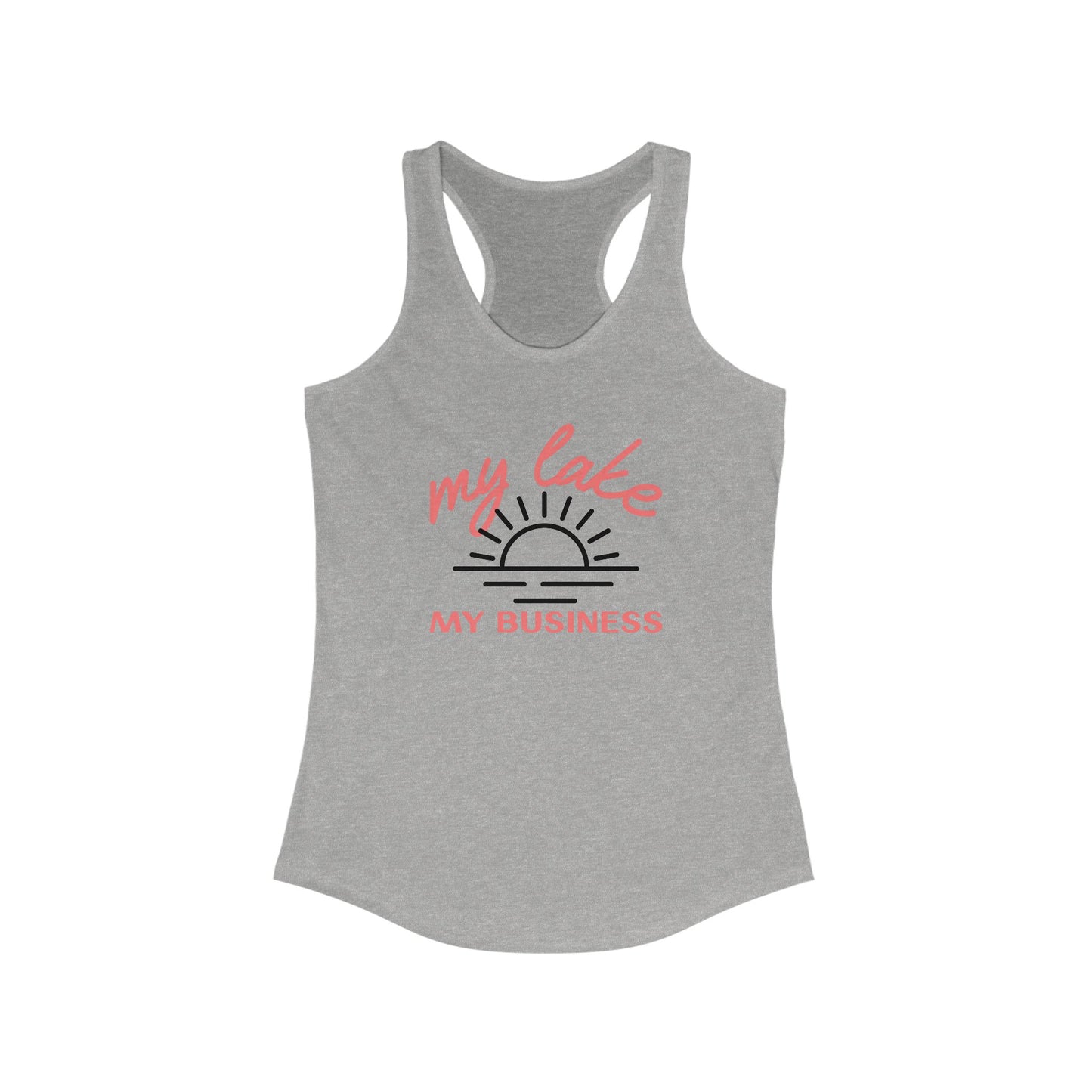 My Lake My Business Women's Racerback Tank