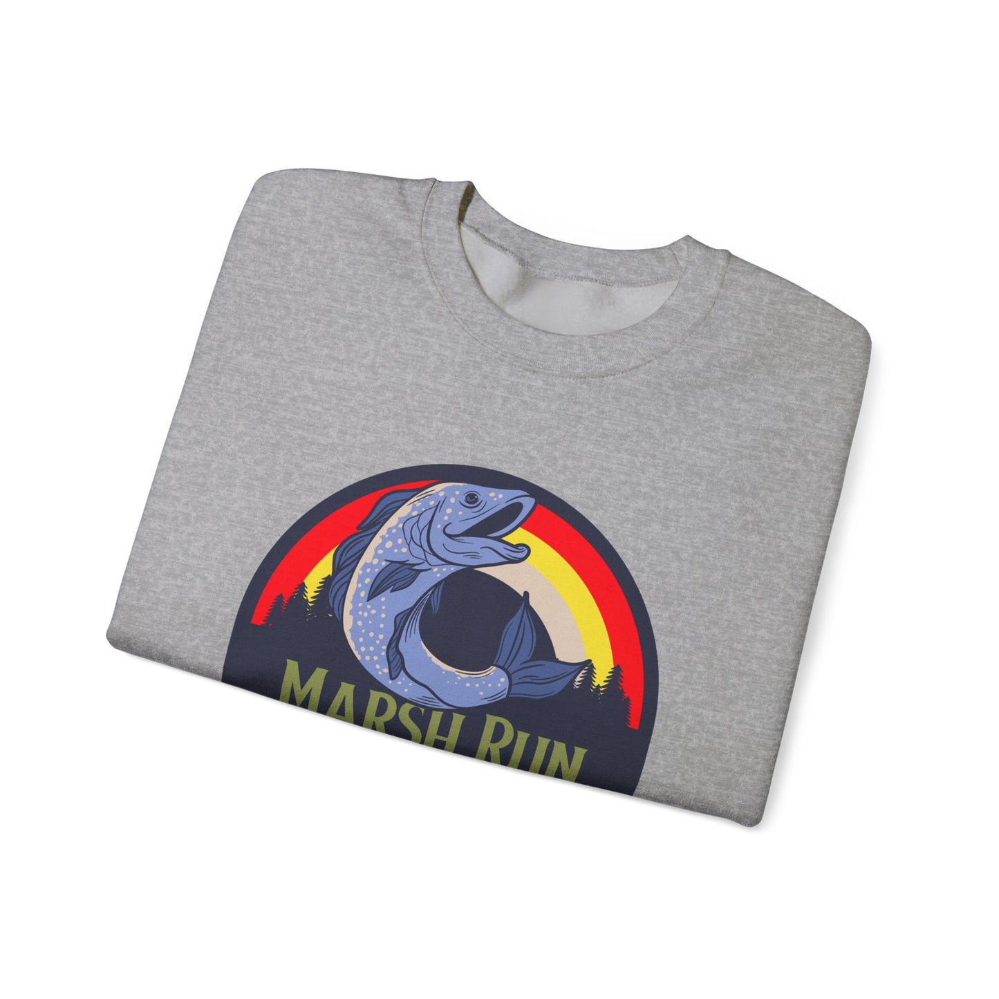 Marsh Run Fishing Club | Unisex Crewneck Sweatshirt