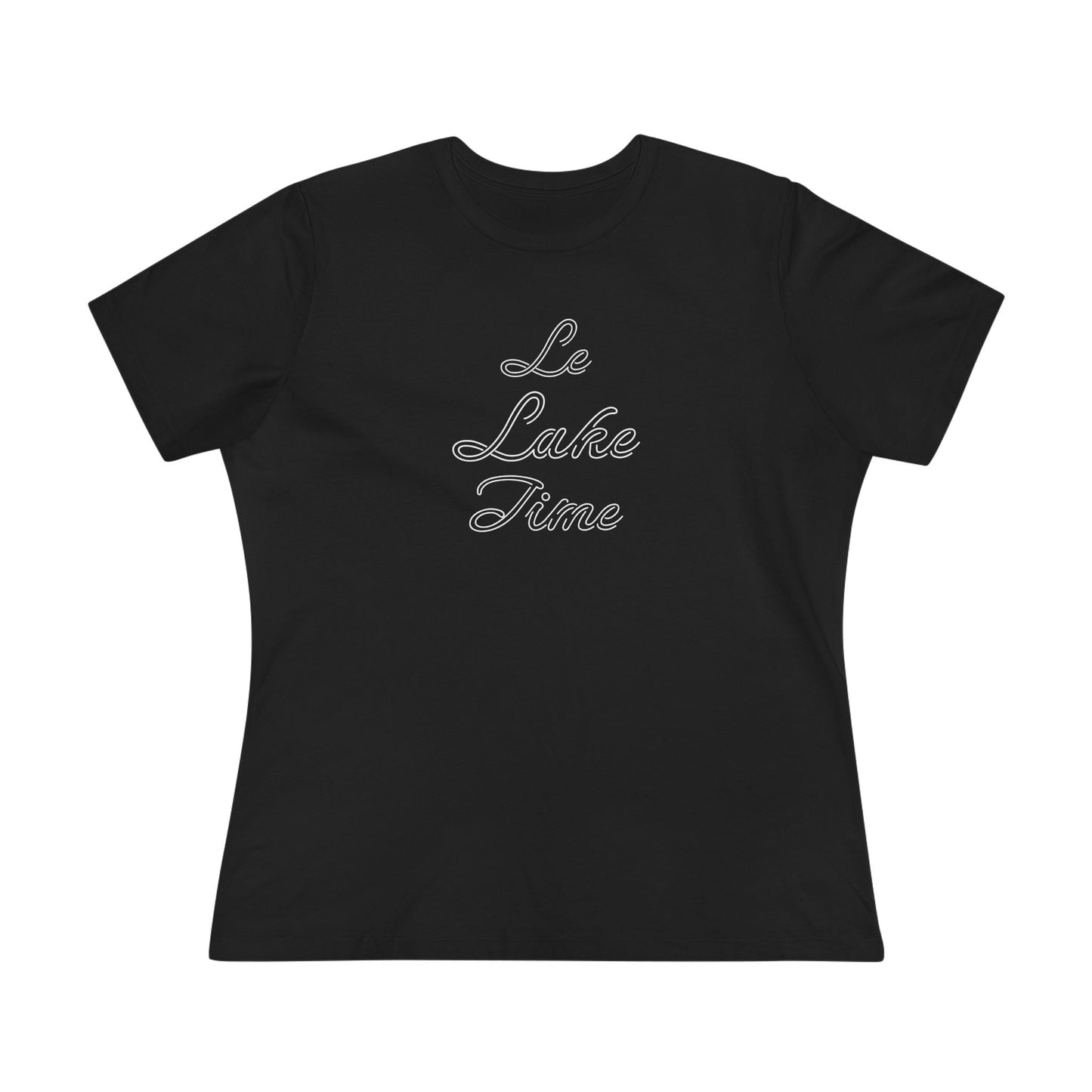 Womens Relaxed T-Shirt | 'Le Lake Time'