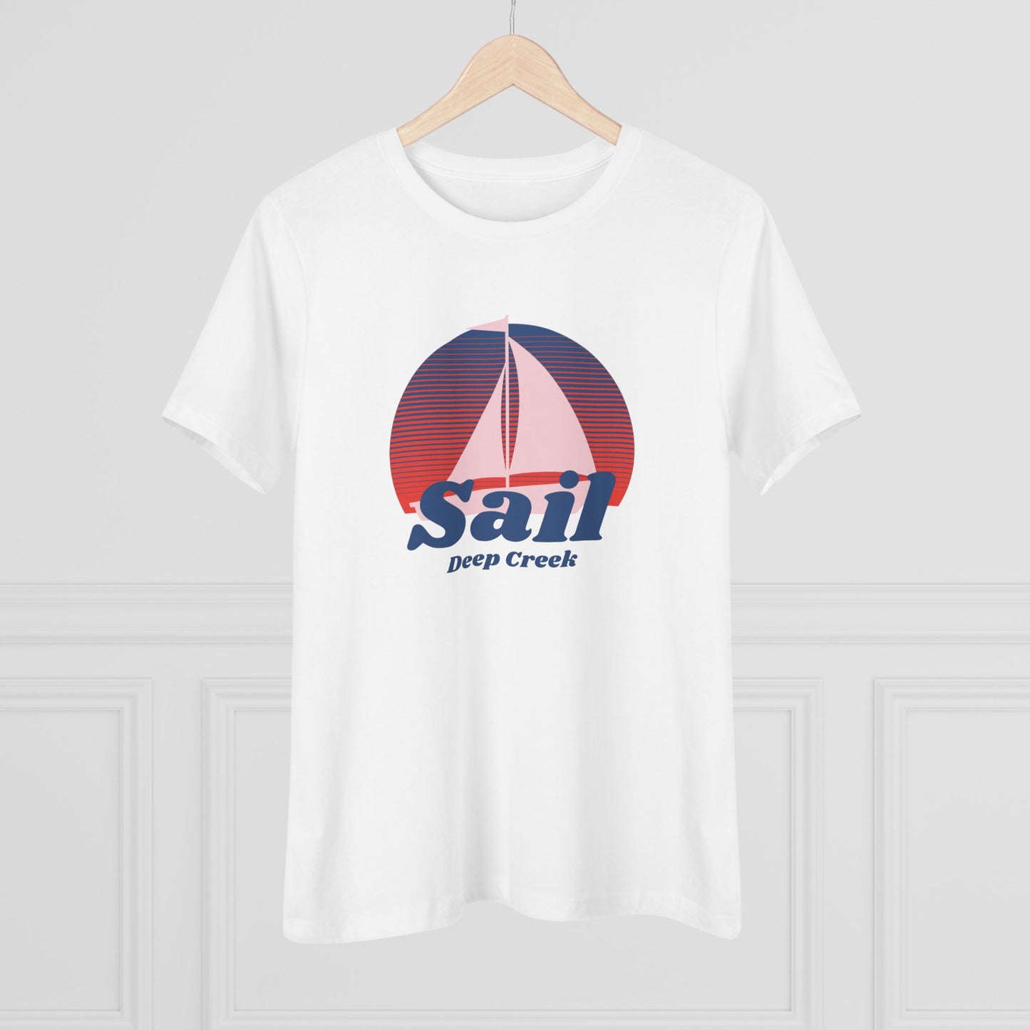 Sail Deep Creek | Relaxed Womens T-Shirt