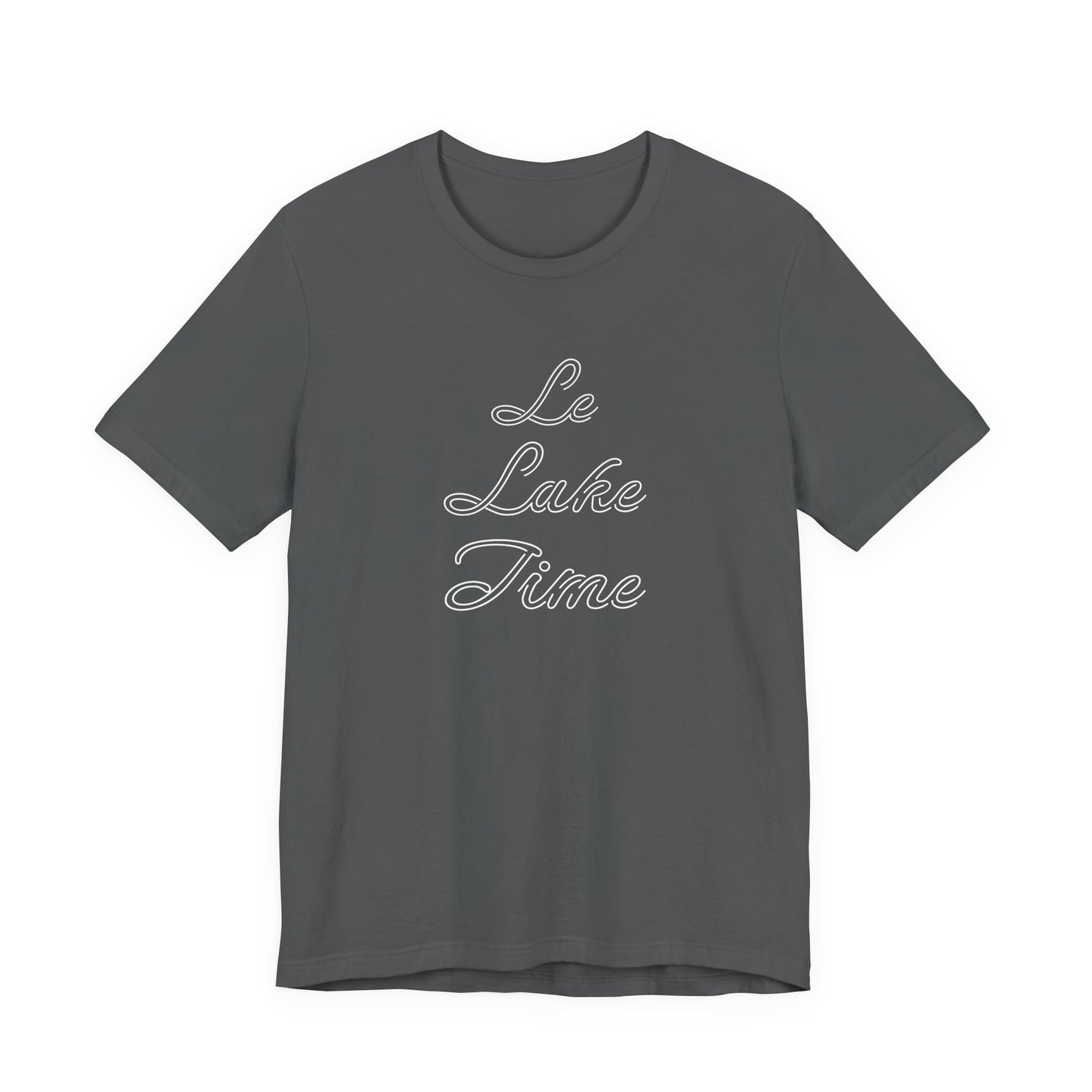 Unisex Classic Jersey Tee | 'Le Lake Time'