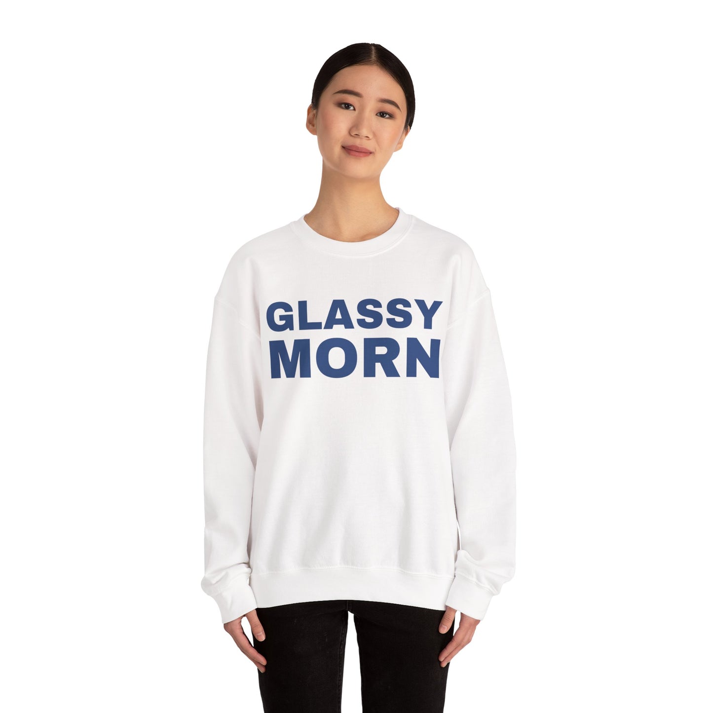 Glassy Morn Unisex Sweatshirt – For the Early Ride Chasers
