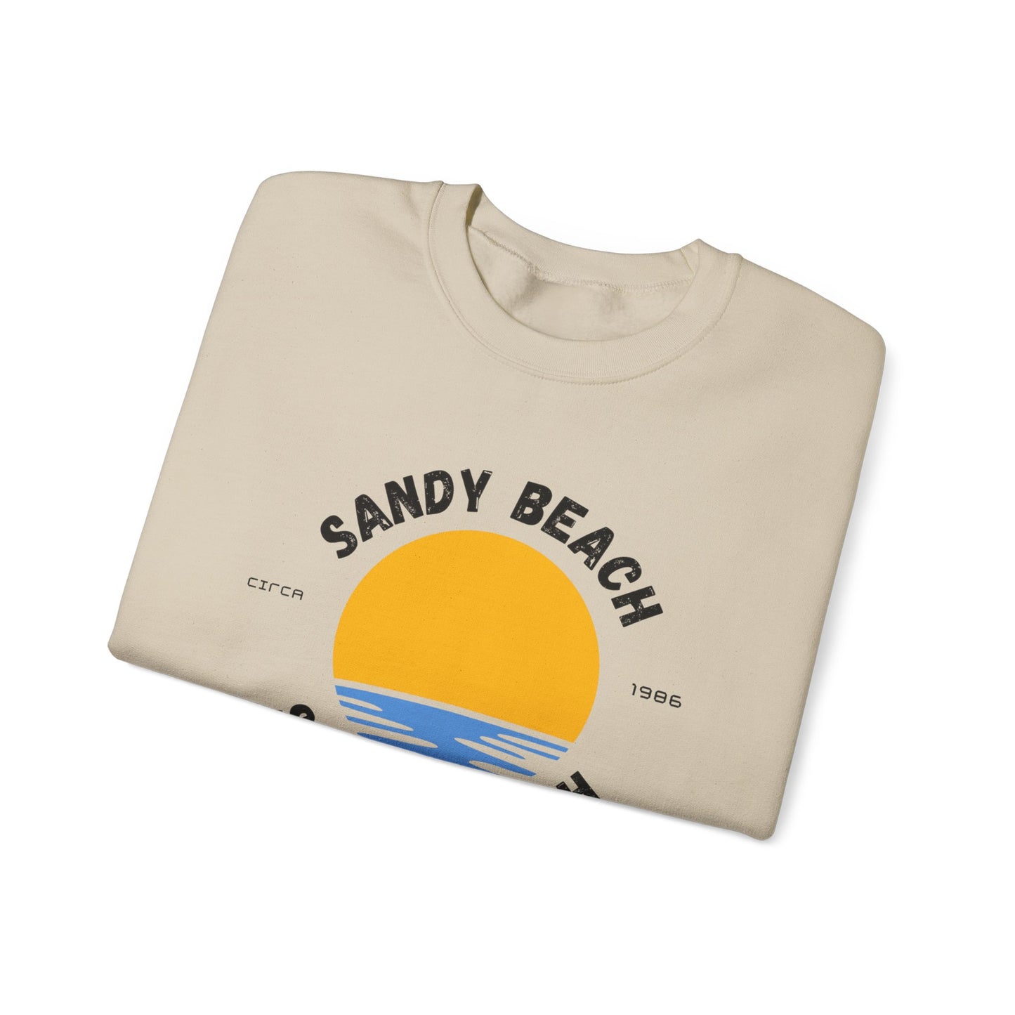 Unisex Crewneck Sweatshirt | Sandy Beach circa 1986