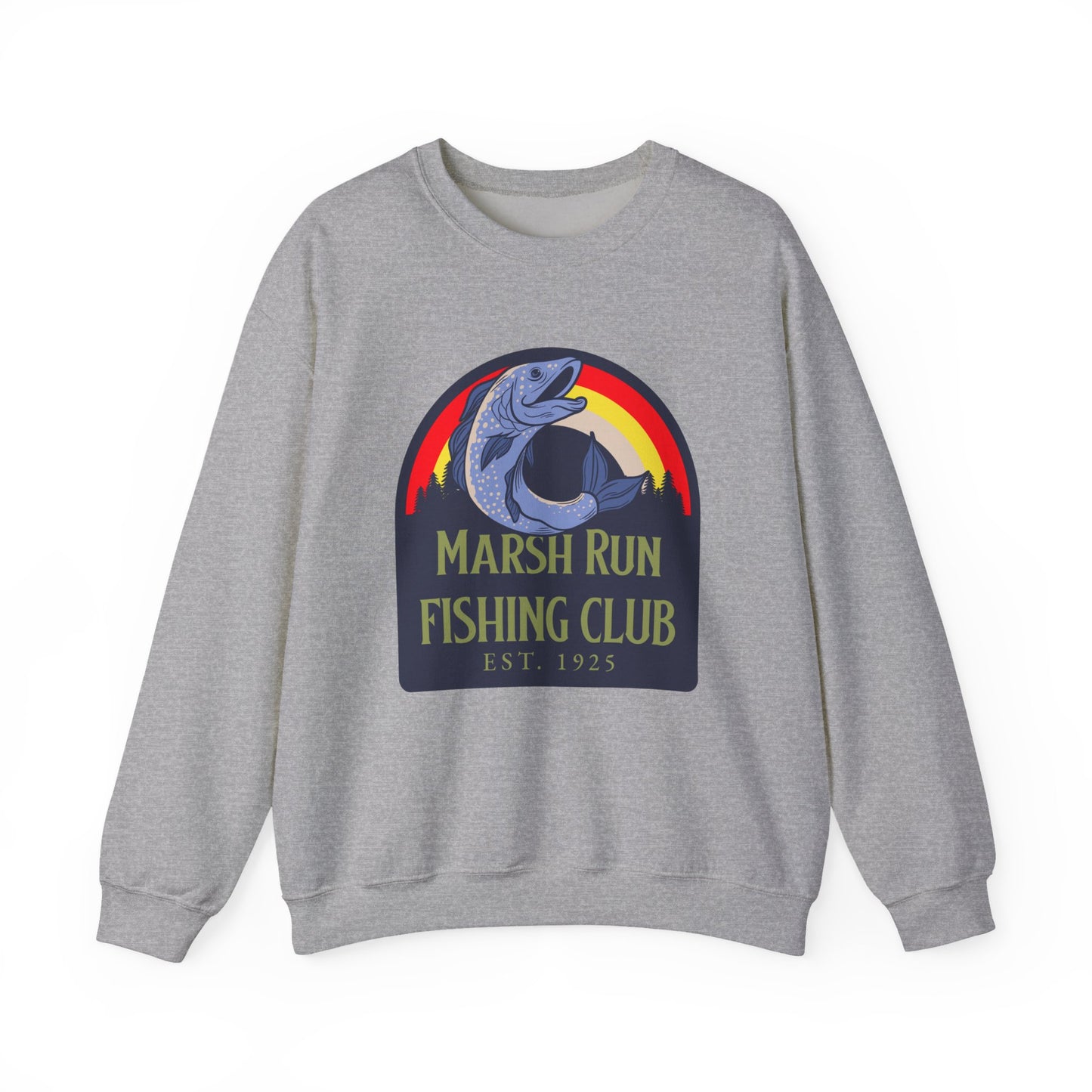 Marsh Run Fishing Club | Unisex Crewneck Sweatshirt
