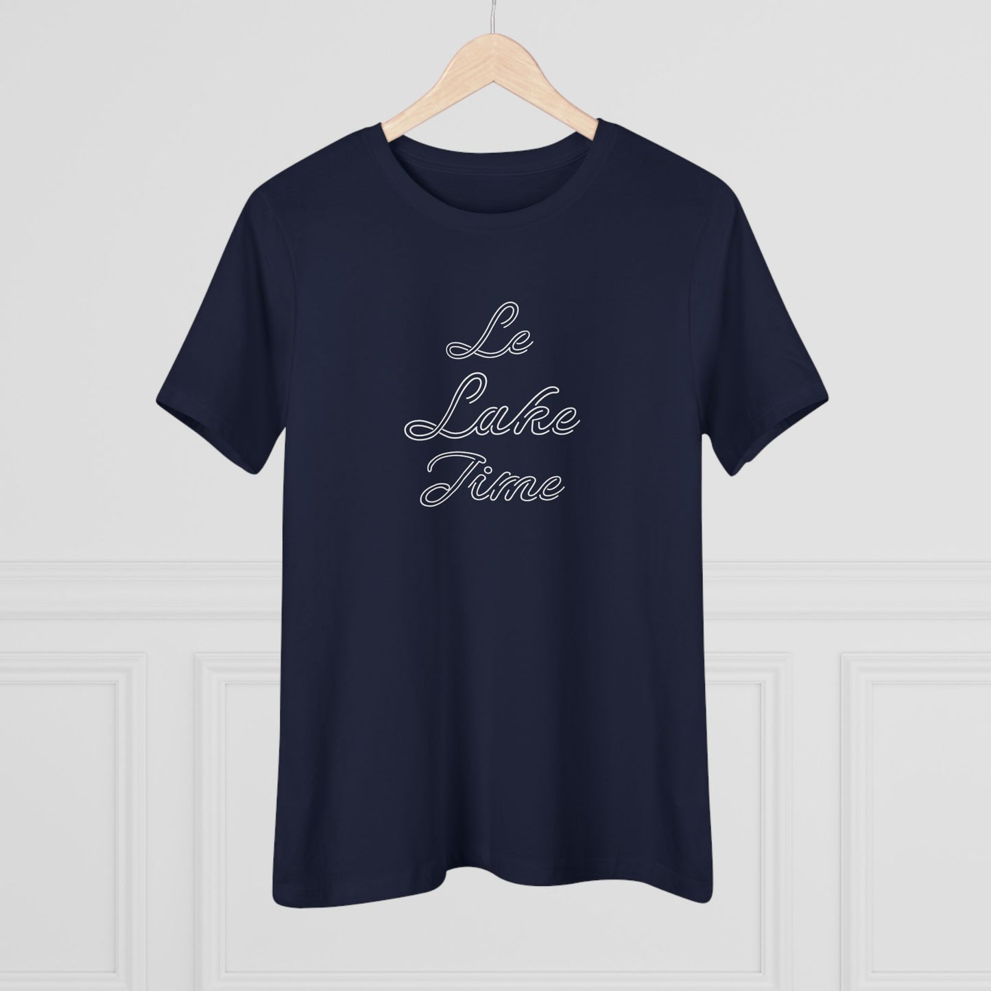 Womens Relaxed T-Shirt | 'Le Lake Time'