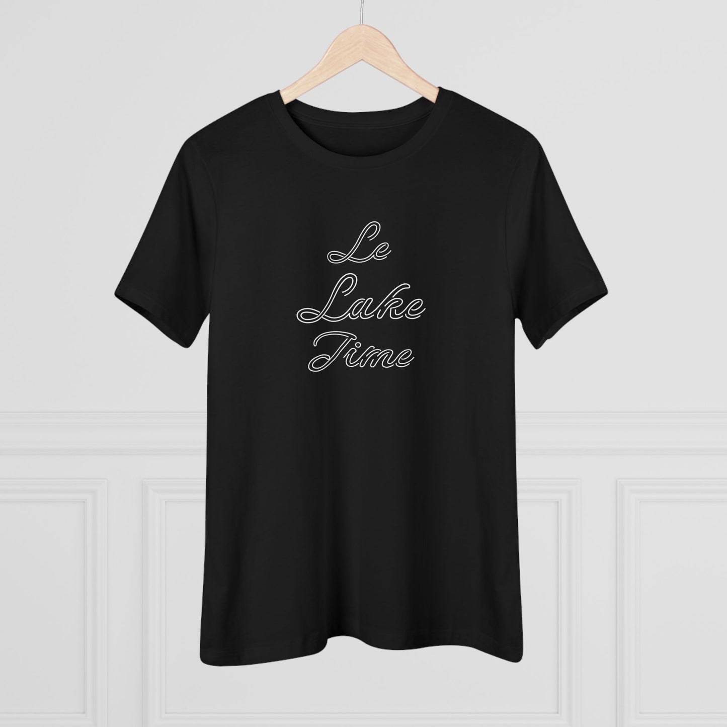 Womens Relaxed T-Shirt | 'Le Lake Time'