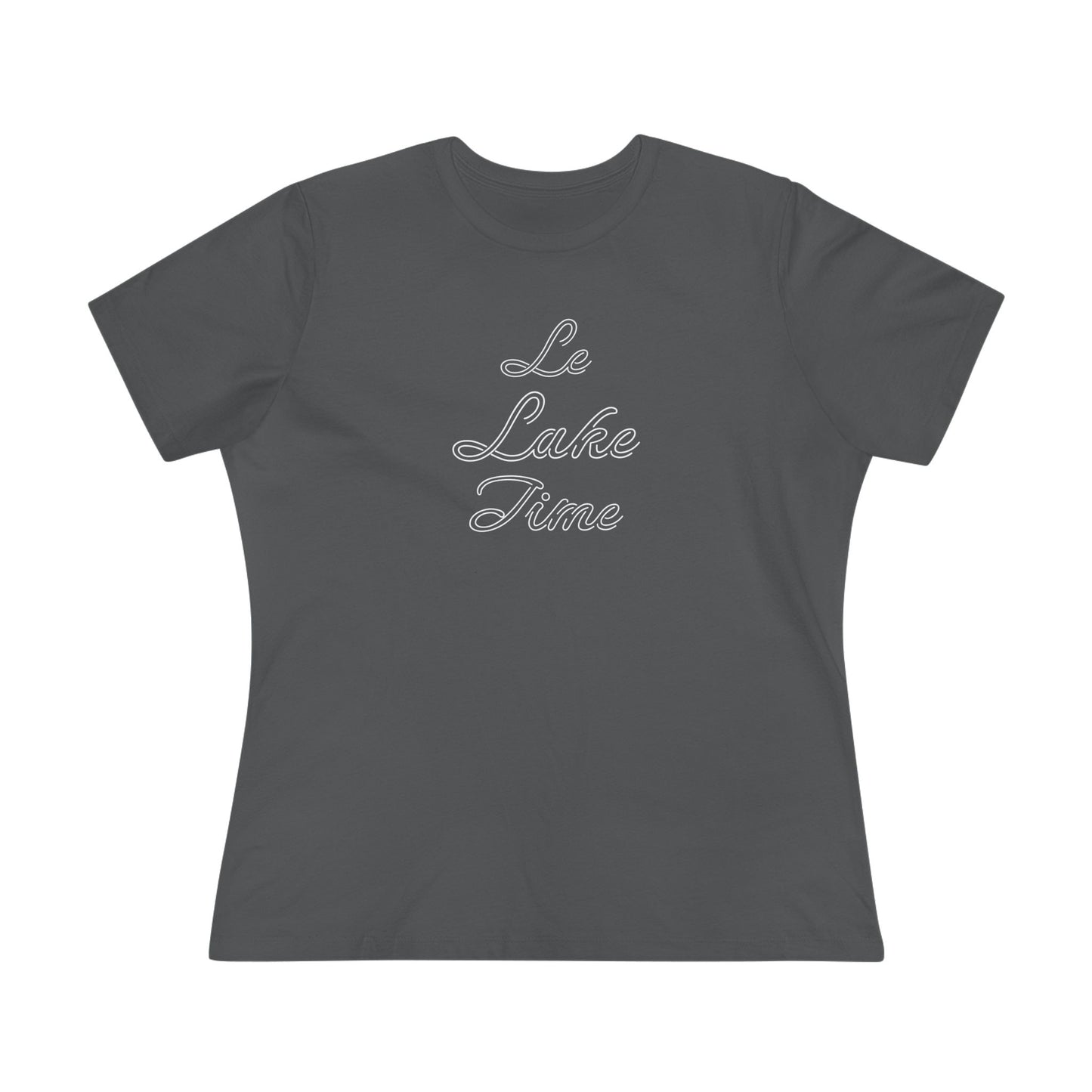 Womens Relaxed T-Shirt | 'Le Lake Time'
