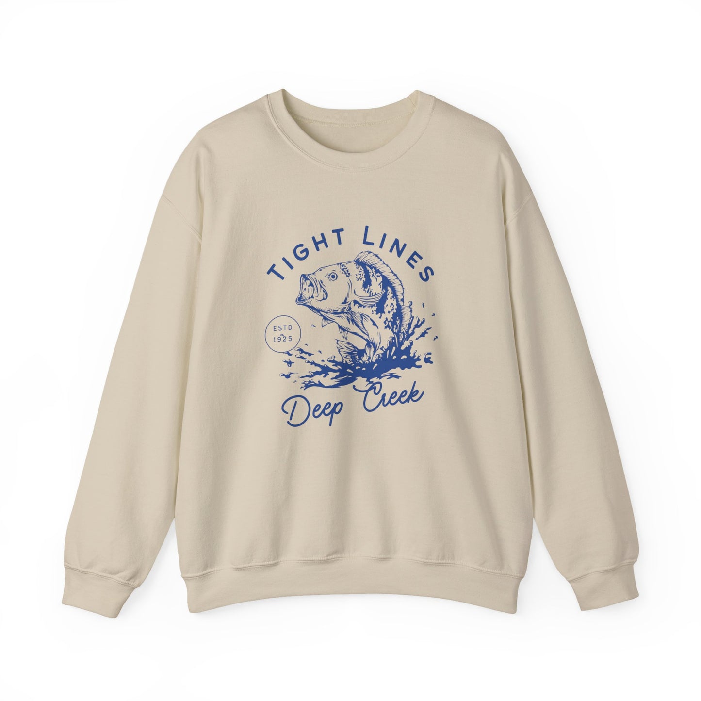 Unisex Crewneck Sweatshirt | "Tight Lines Deep Creek"