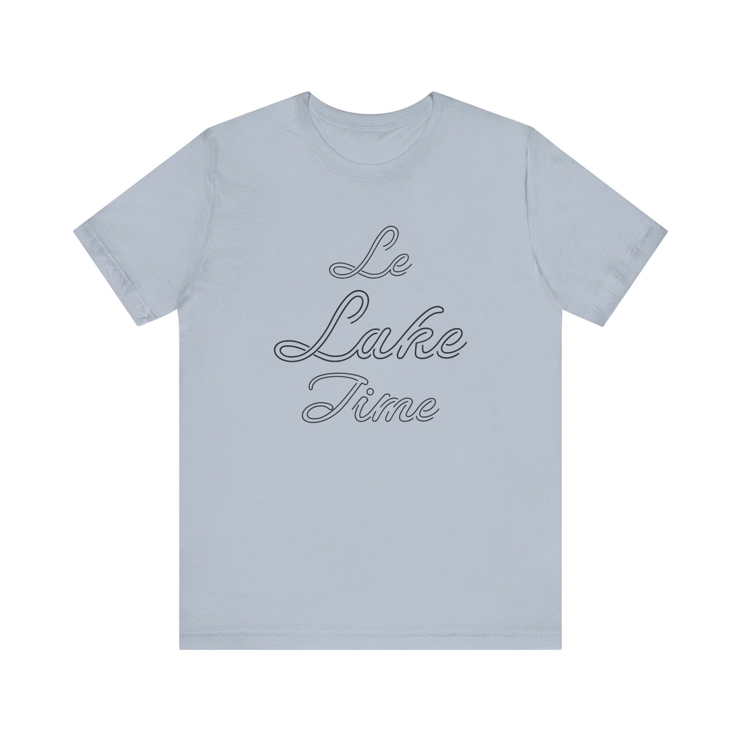 Unisex Classic Short Sleeve Tee - 'Le Lake Time'