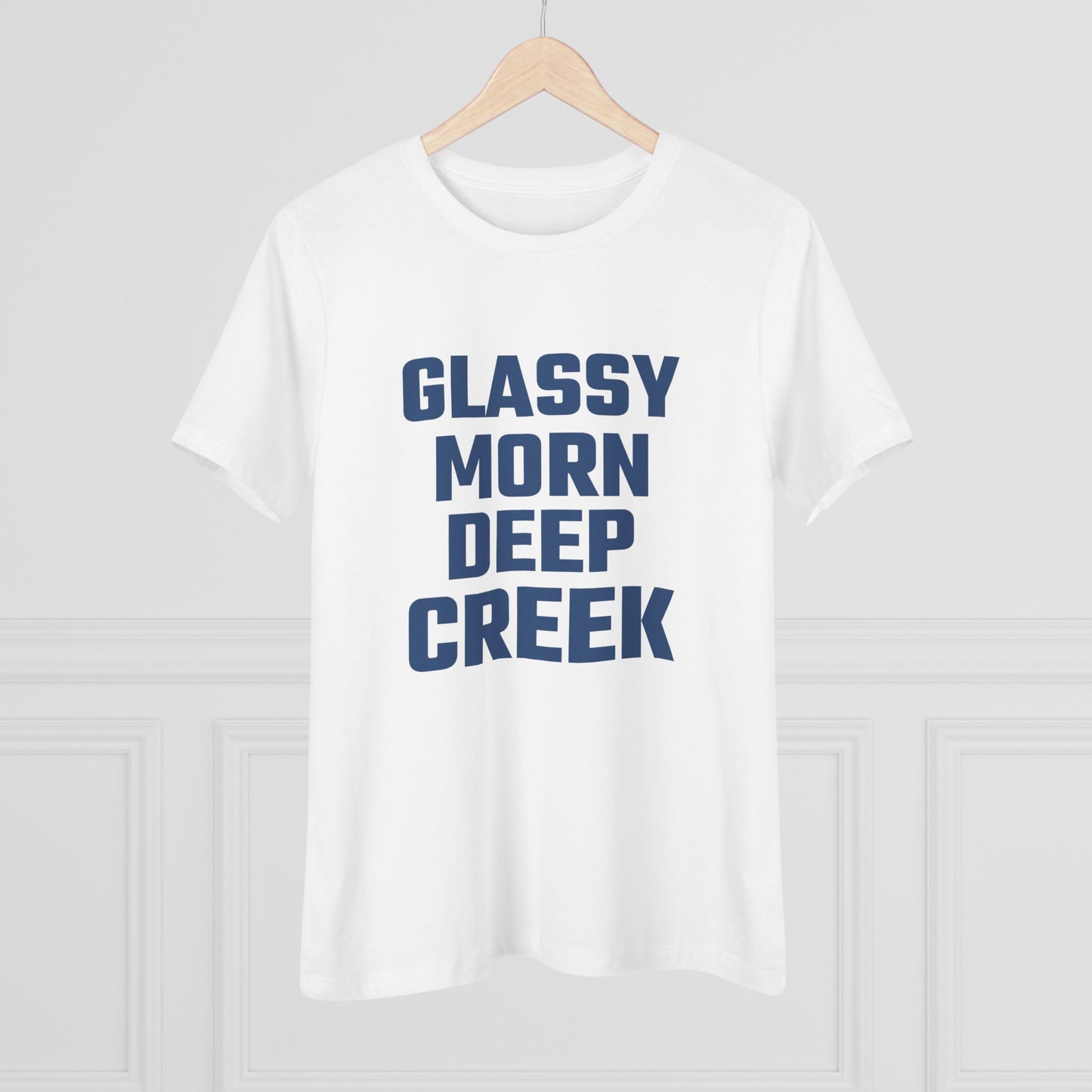 Womens Relaxed T-Shirt | Glassy Morn Deep Creek