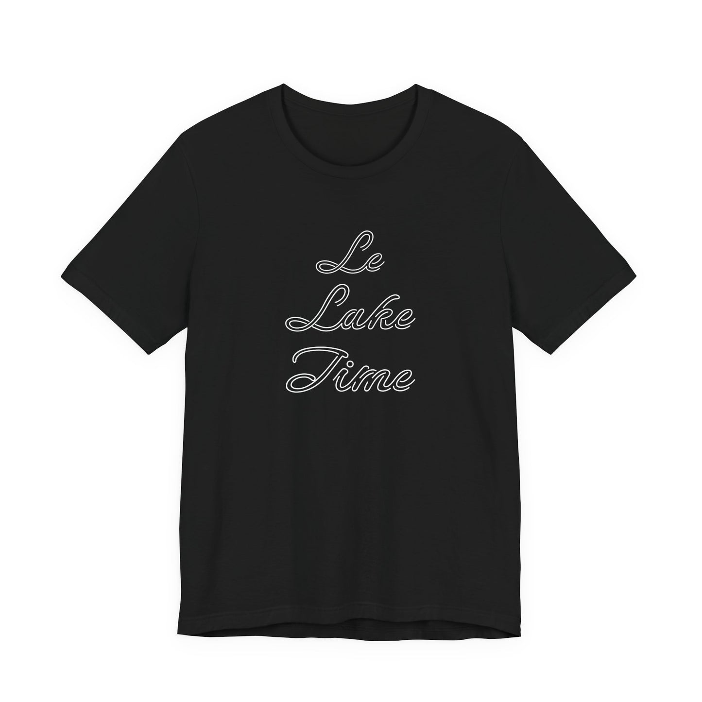 Unisex Classic Jersey Tee | 'Le Lake Time'