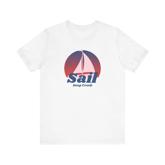 Sail Deep Creek | Unisex Classic T - White