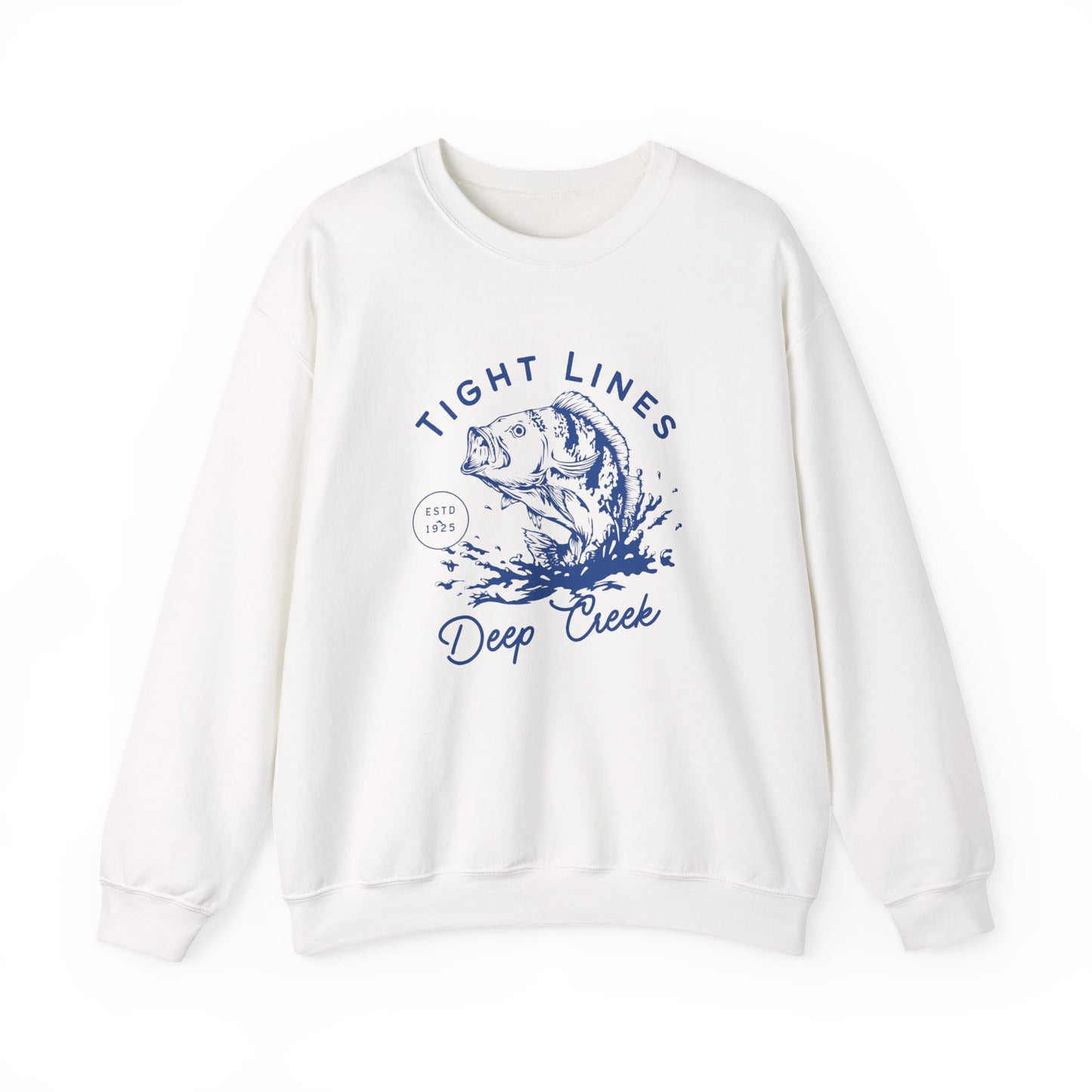 Unisex Crewneck Sweatshirt | "Tight Lines Deep Creek"