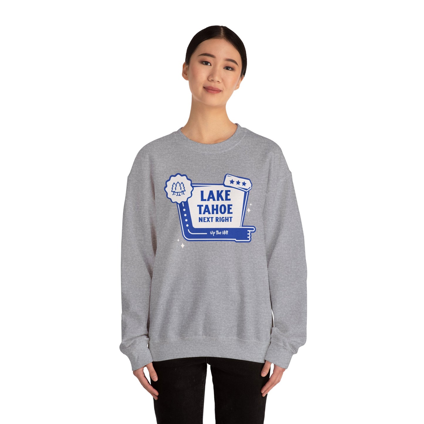 'Lake Tahoe Next Right' - Unisex Sweatshirt