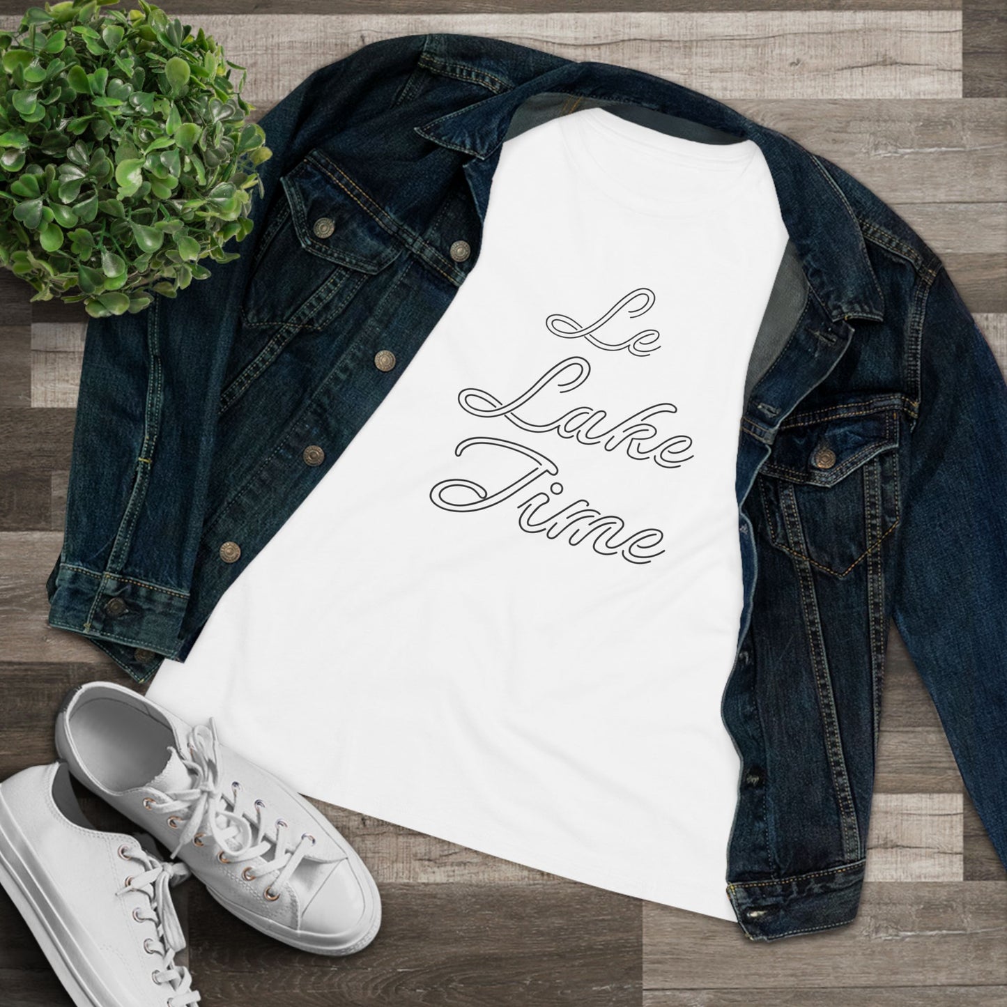 Women's Relaxed T | 'Le Lake Time'