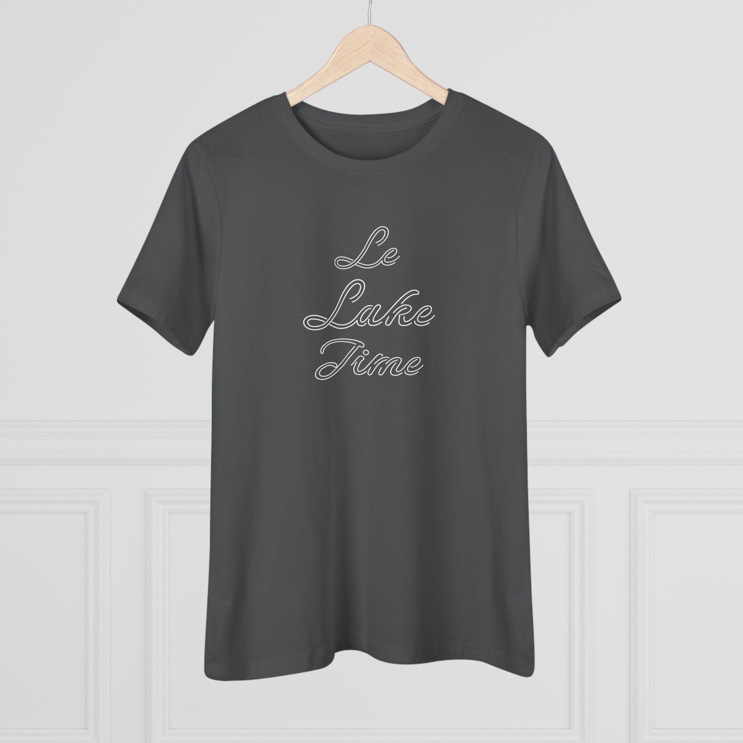 Womens Relaxed T-Shirt | 'Le Lake Time'