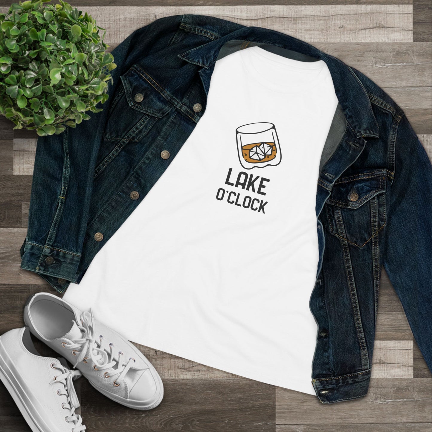 Relaxed Womens T-Shirt | Lake O'Clock