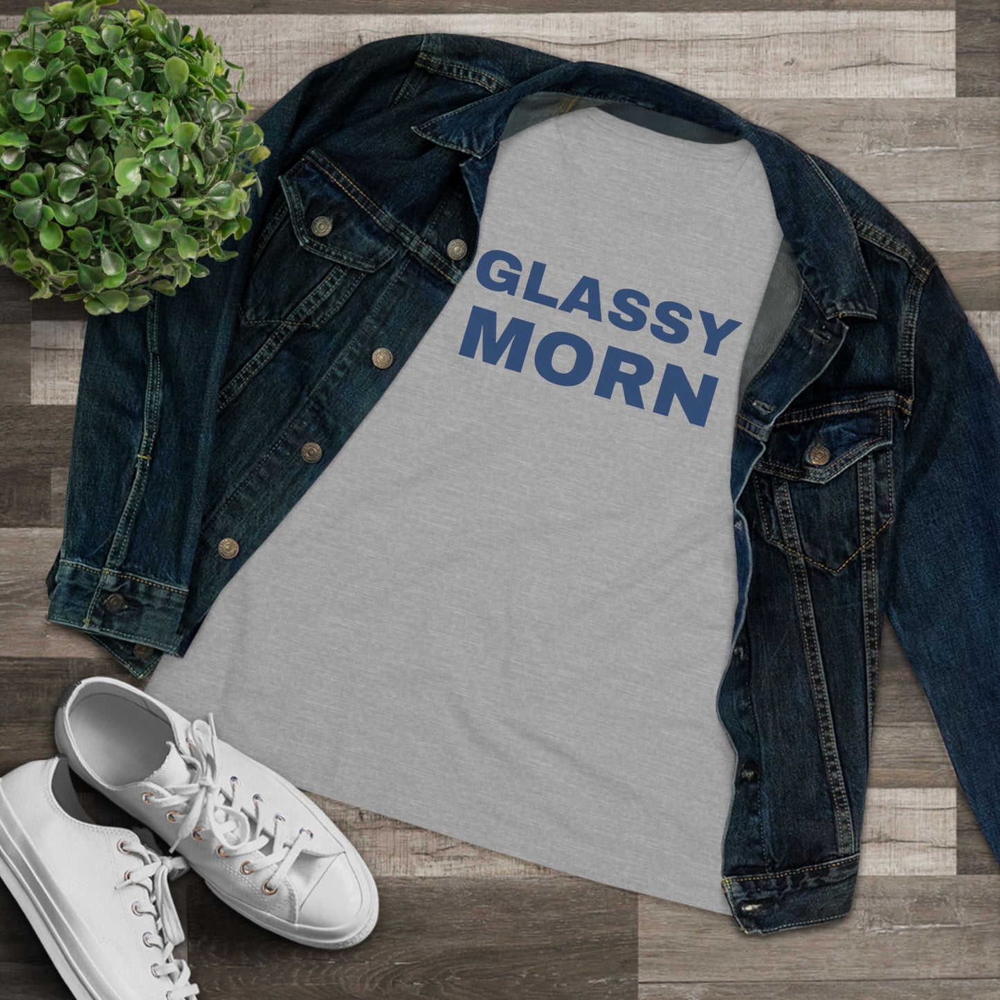 Glassy Morn Women’s Relaxed Fit T-Shirt | Lake Life Tee for Wakesurfers