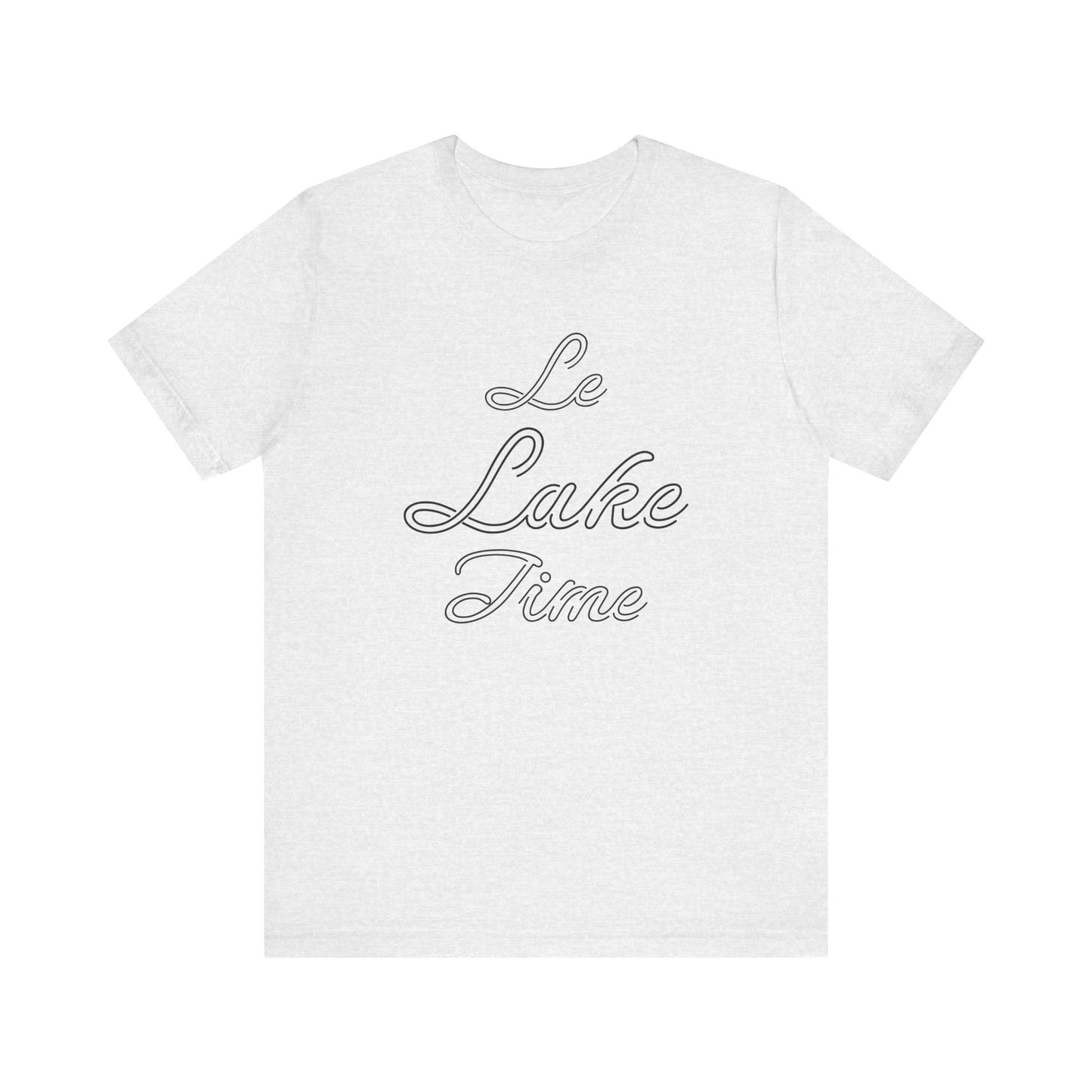Unisex Classic Short Sleeve Tee - 'Le Lake Time'