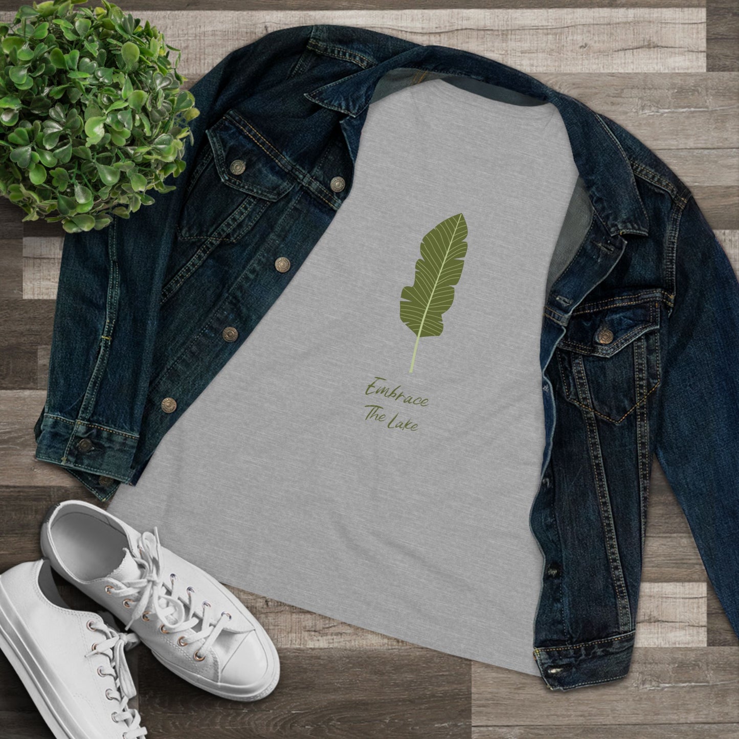 Womens Relaxed T-Shirt | Embrace the Lake
