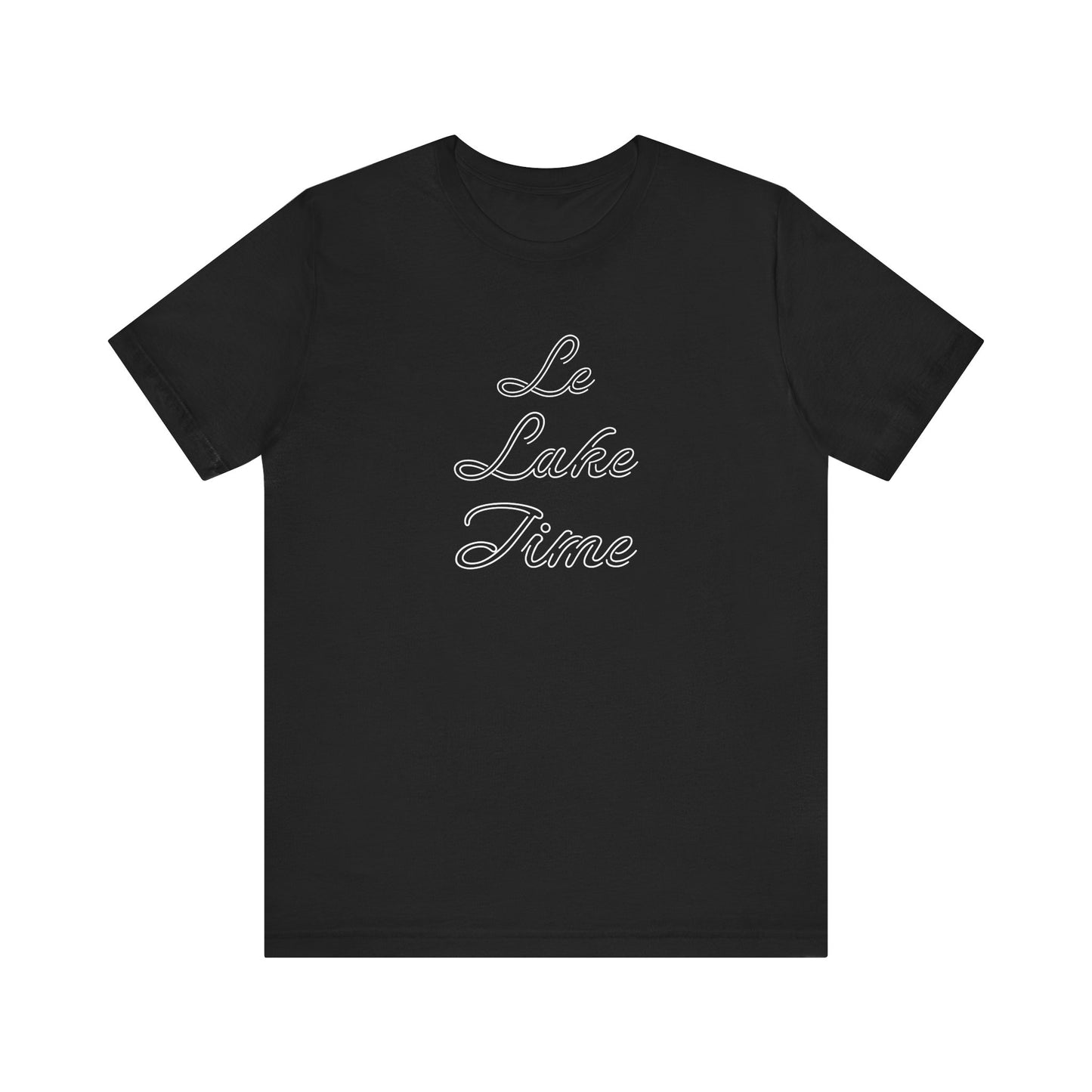 Unisex Classic Jersey Tee | 'Le Lake Time'
