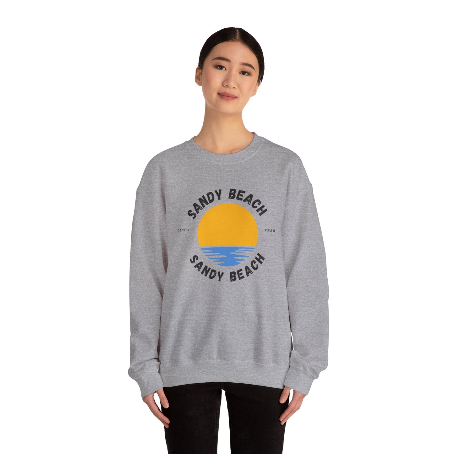 Unisex Crewneck Sweatshirt | Sandy Beach circa 1986