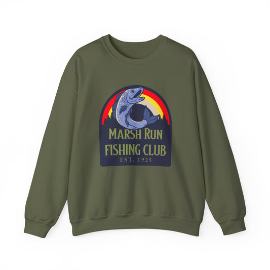 Marsh Run Fishing Club | Unisex Crewneck Sweatshirt