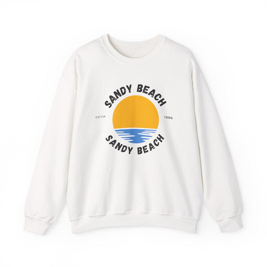 Unisex Crewneck Sweatshirt | Sandy Beach circa 1986