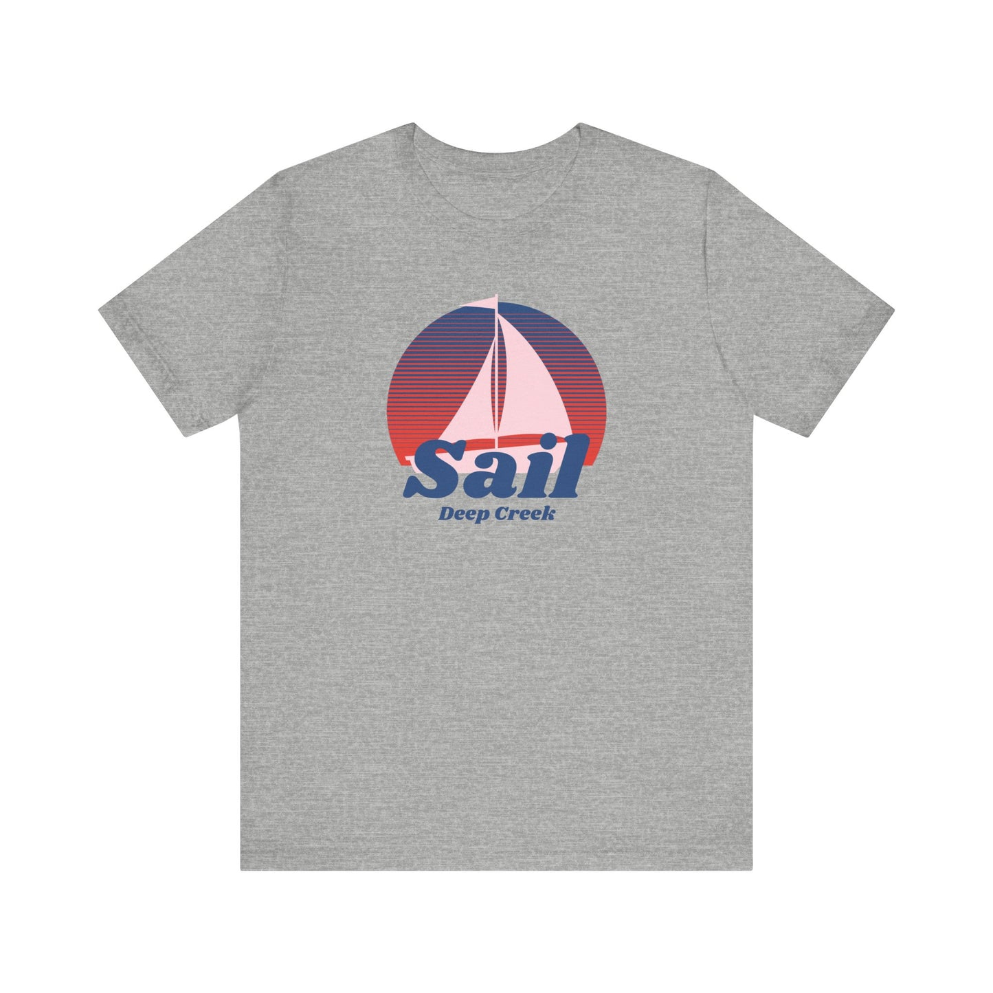 Sail Deep Creek | Unisex Classic T - White
