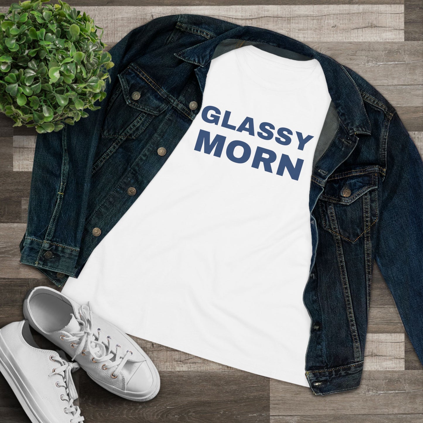 Glassy Morn Women’s Relaxed Fit T-Shirt | Lake Life Tee for Wakesurfers