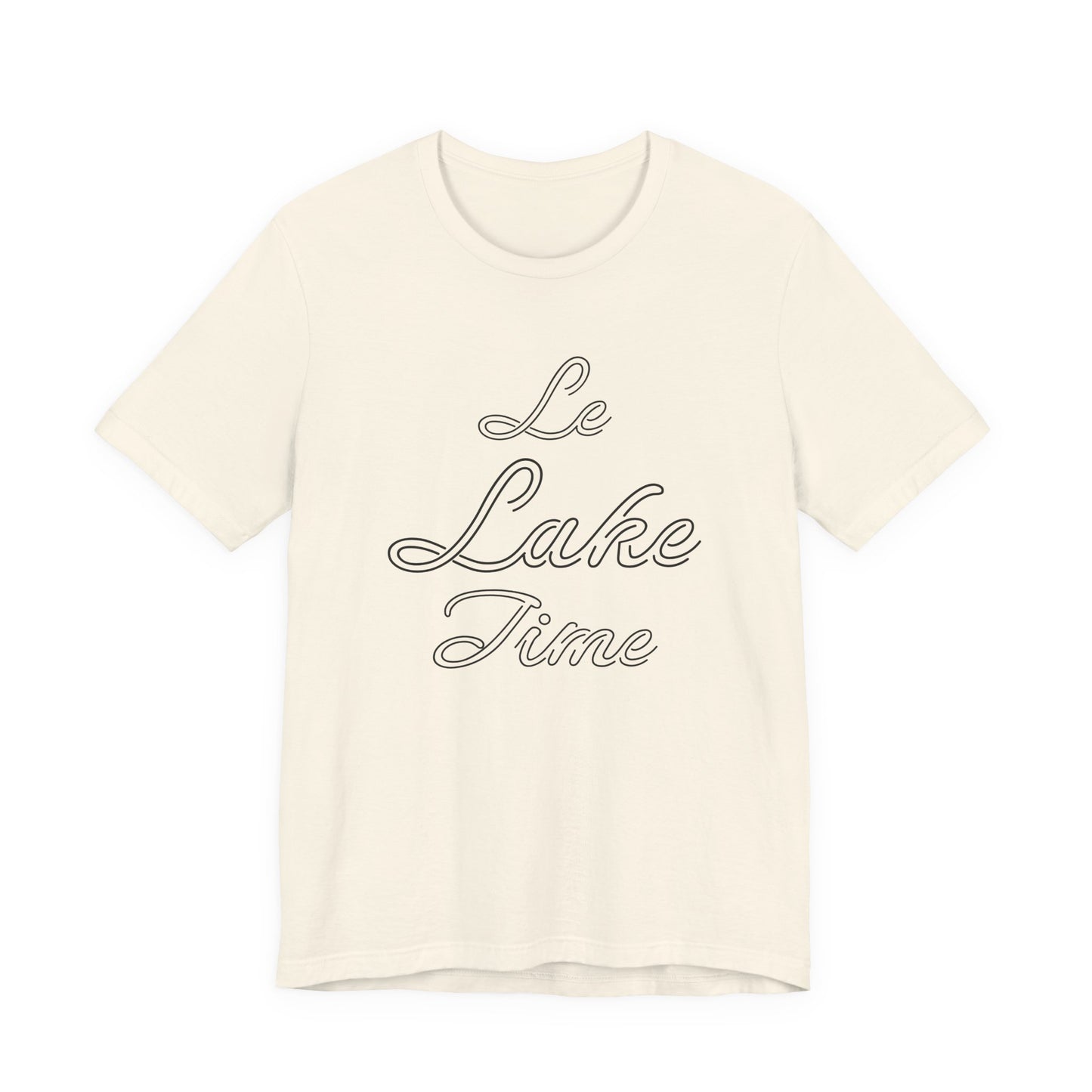Unisex Classic Short Sleeve Tee - 'Le Lake Time'
