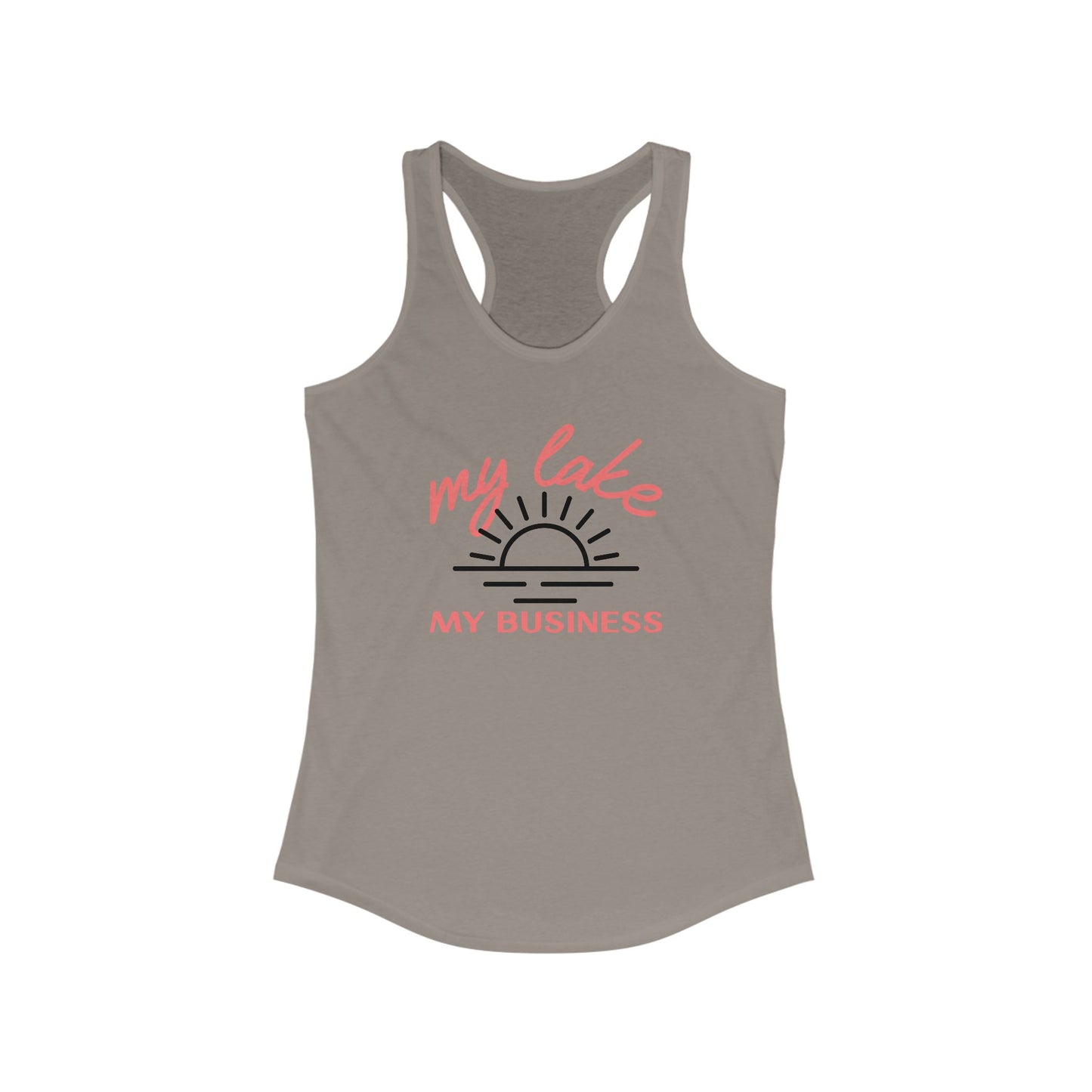 My Lake My Business Women's Racerback Tank