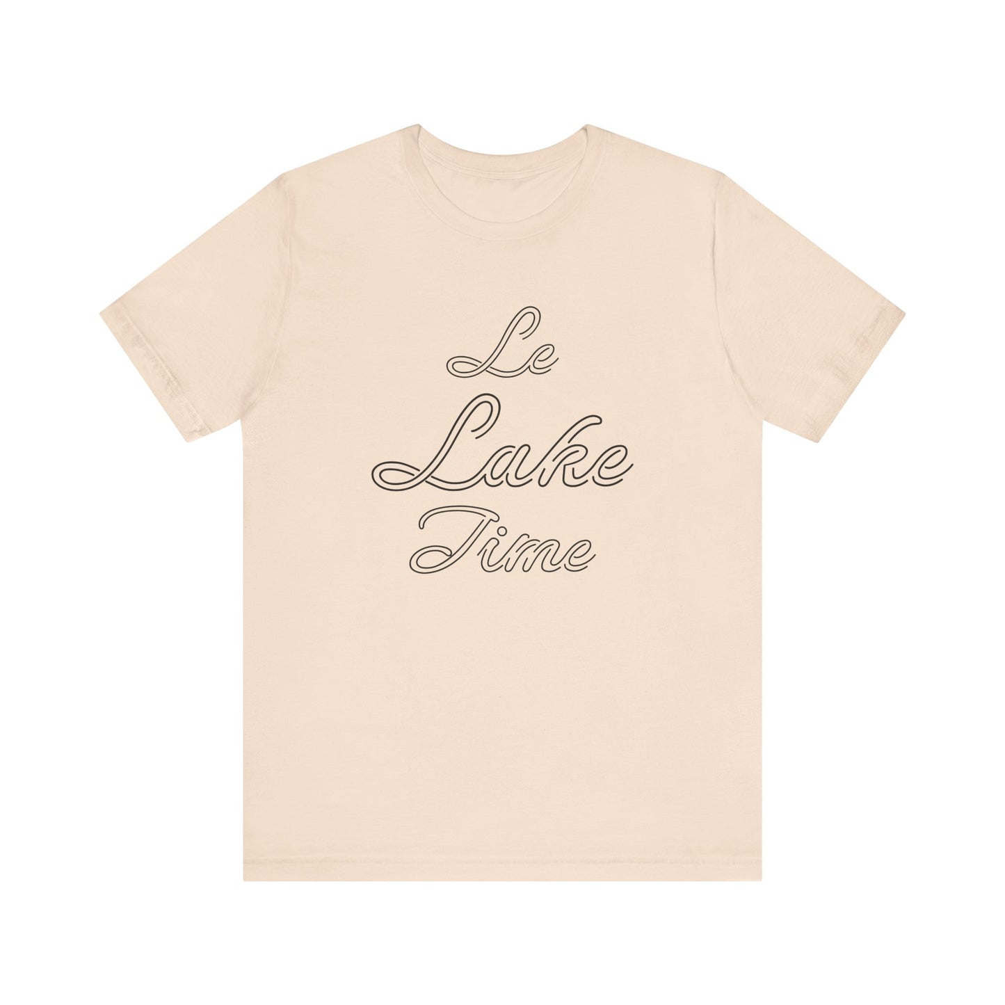 Unisex Classic Short Sleeve Tee - 'Le Lake Time'