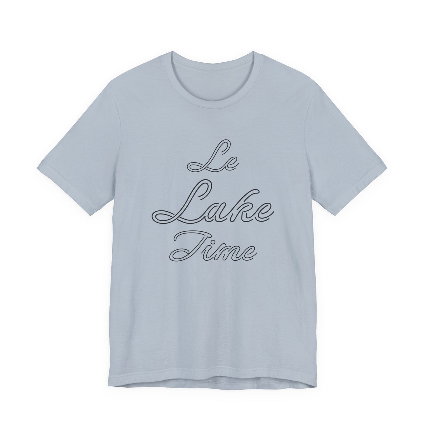 Unisex Classic Short Sleeve Tee - 'Le Lake Time'