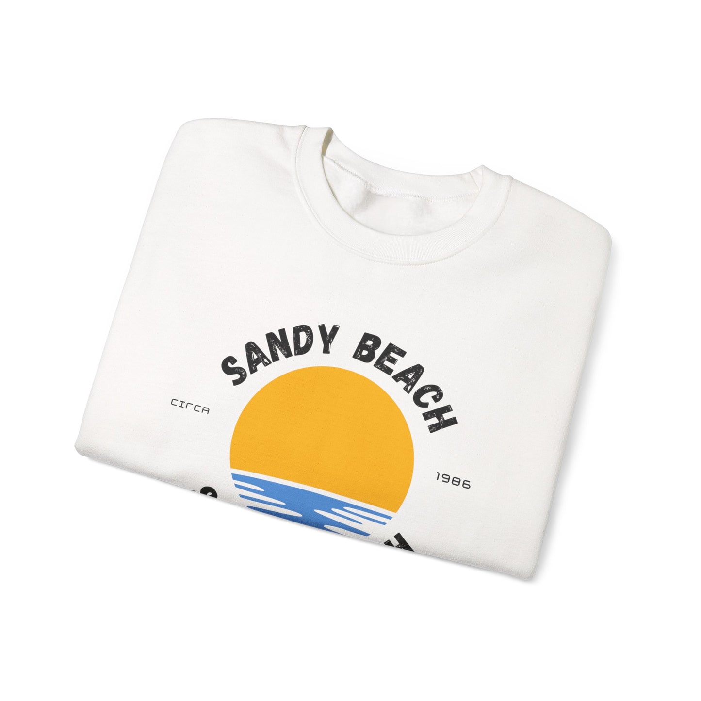 Unisex Crewneck Sweatshirt | Sandy Beach circa 1986
