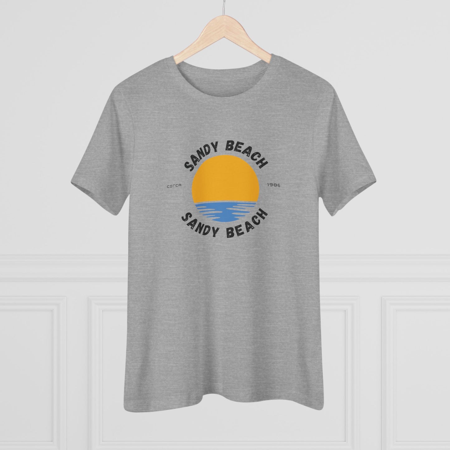Sandy Beach Circa 1986 - Relaxed Women's T-Shirt