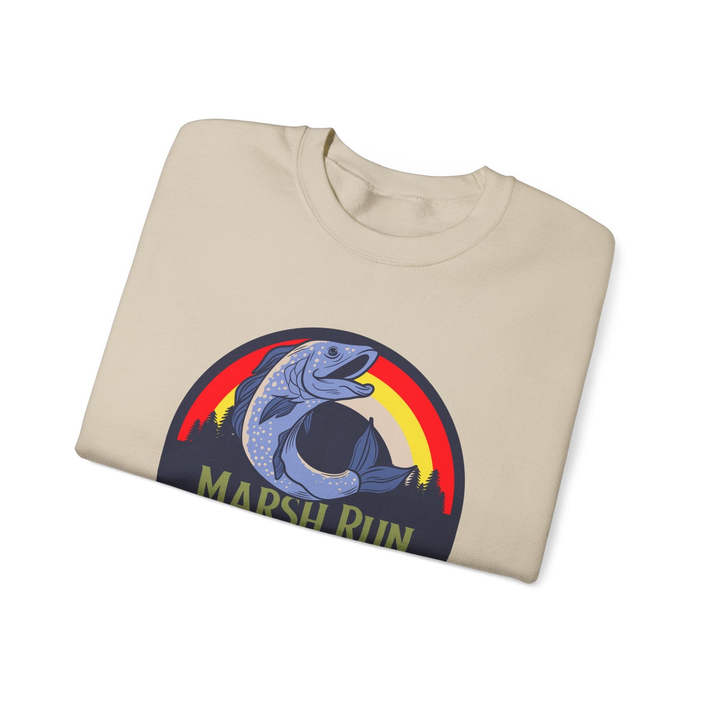 Marsh Run Fishing Club |  Unisex Crewneck Sweatshirt