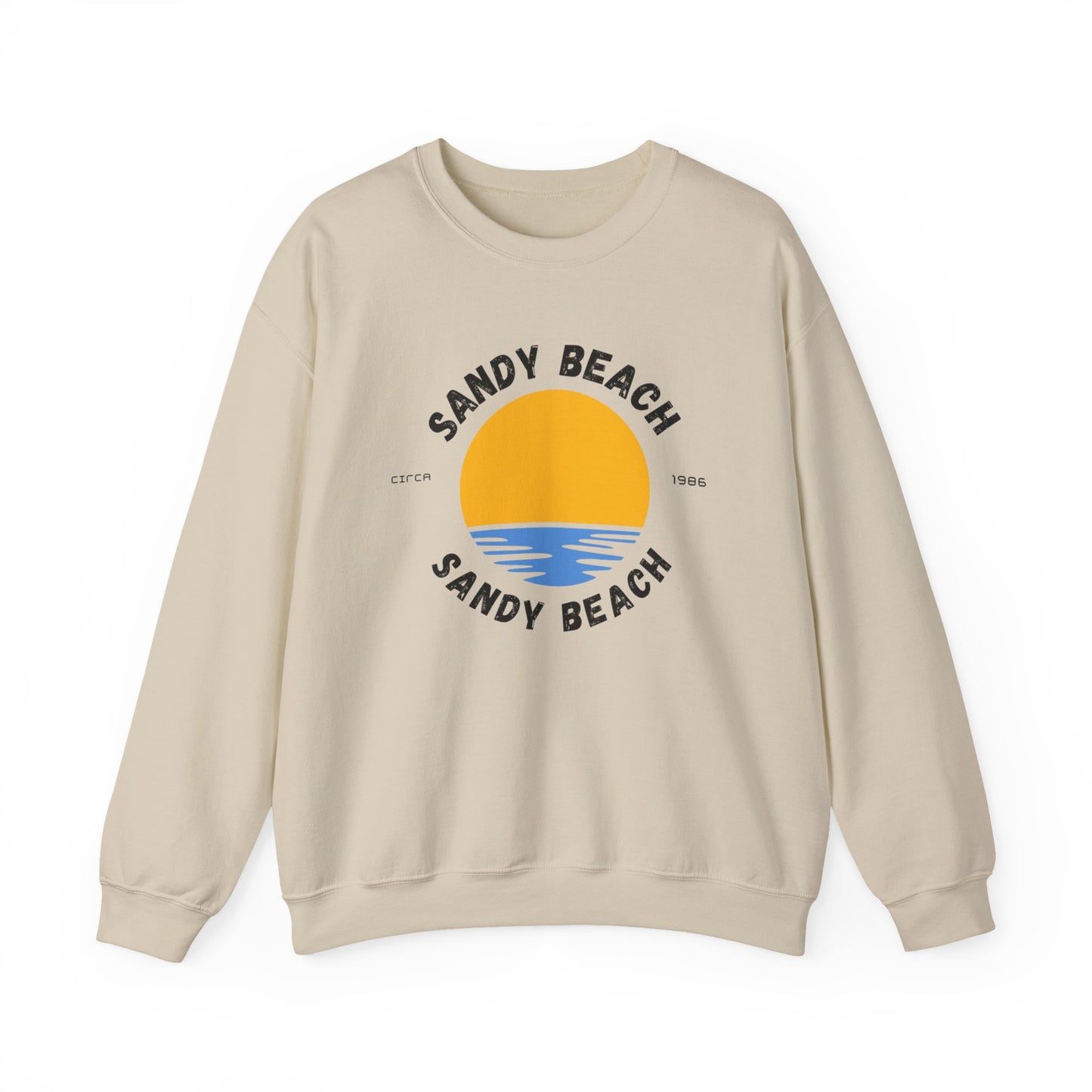 Unisex Crewneck Sweatshirt | Sandy Beach circa 1986